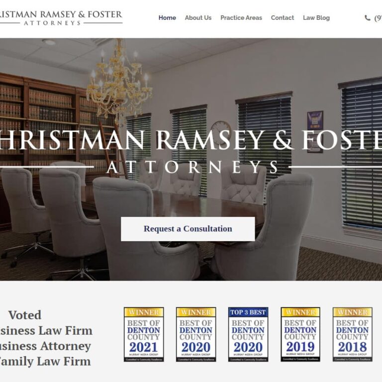 Christman Ramsey & Foster Home Page